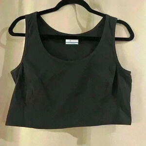 Women’s Black Columbia Crop Top